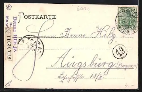 AK Frankfurt a. M., Opernhaus