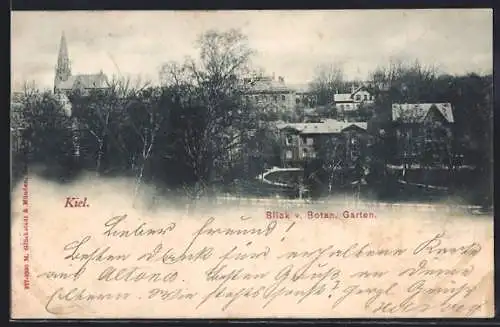 AK Kiel, Blick vom Botan. Garten