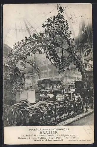 AK Auto, Societe des Automobiles Brasier, 23 Avenue de la Grand Armee