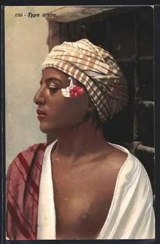 AK Porträt eines jungen Arabers, arabische Volkstypen