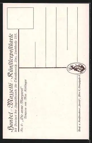 Künstler-AK Edo v. Handel-Mazzetti: Die arme Margaret