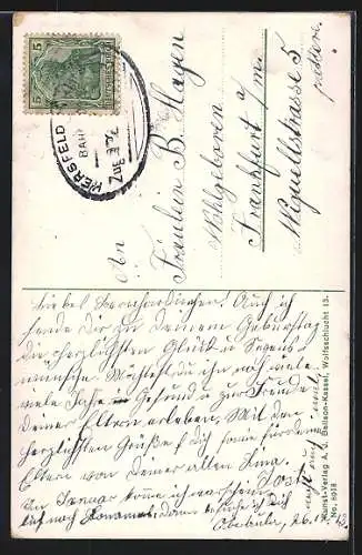 AK Hessische Trachten, Mutter, Tochter & Enkelchen