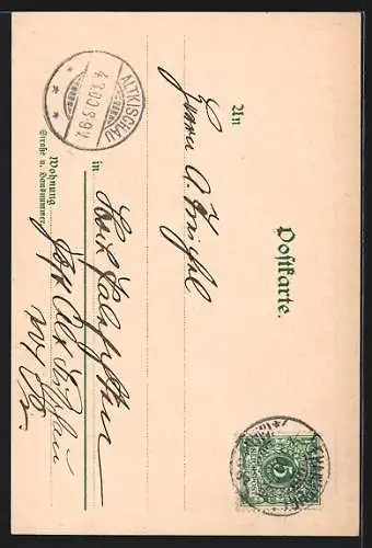 AK Trechtingshausen, Schloss Rheinstein, Denkmal