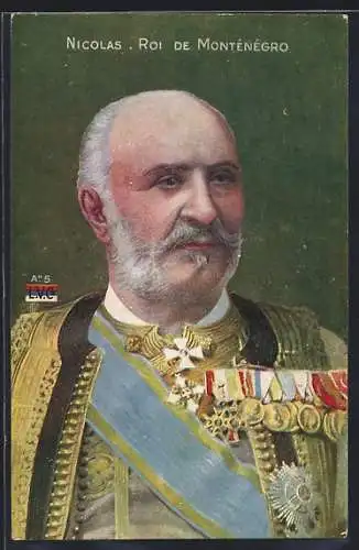 AK König Nicolas von Montenegro in Uniform