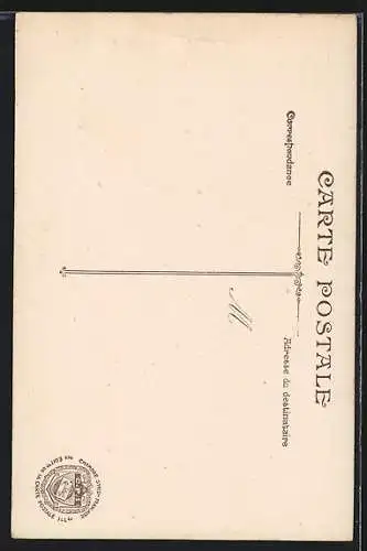 Künstler-AK Heerführer de Caselnau in Uniform