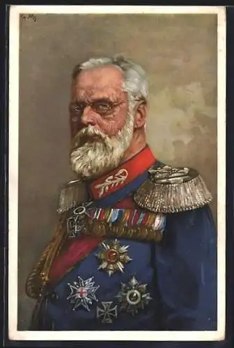 AK König Ludwig III. von Bayern, Brustportrait