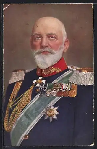 AK Generaloberst von Heeringen mit Orden