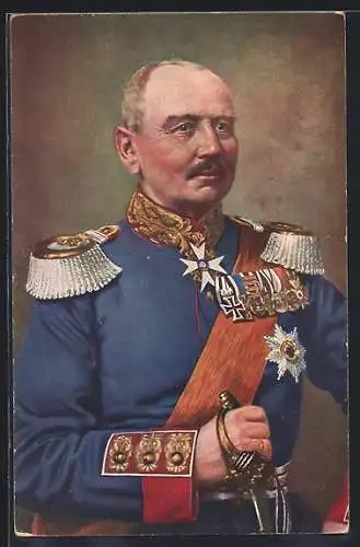 AK Heerführer Generaloberst Alexander von Kluck in Uniform