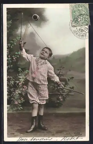 AK Bub spielt mit Diabolo