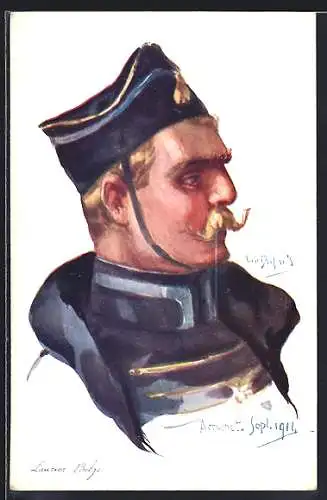 Künstler-AK Em. Dupuis: Soldat Laucien Belge