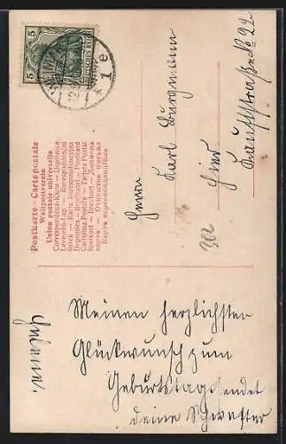 AK Kronprinz Wilhelm von Preussen mit Gemahlin und seinem jungen Sohne