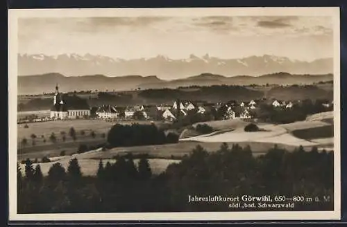 AK Görwihl /Schwarzwald, Blick auf den Luftkurort