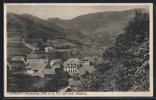 AK Neuenweg, Sicht über den Ort