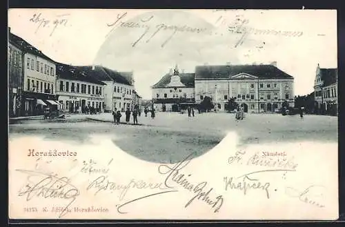 AK Horazdovice, Namesti, Platz