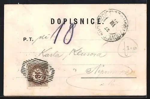 AK Horazdovice, Namesti, Platz