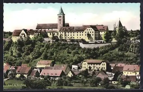 AK Kastl b. Amberg, Ortsansicht mit Schloss