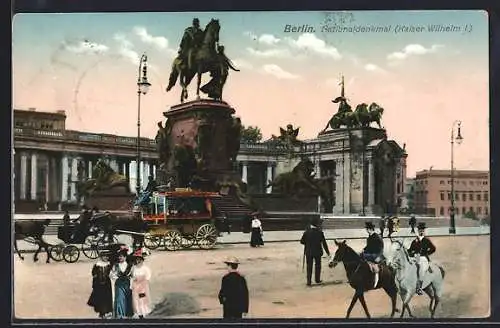AK Berlin, Nationaldenkmal Kaiser Wilhelm I.