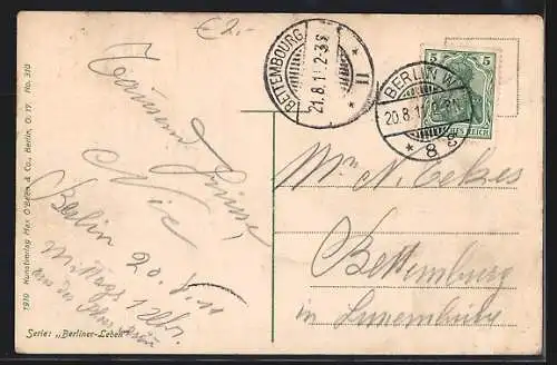 AK Berlin, Nationaldenkmal Kaiser Wilhelm I.