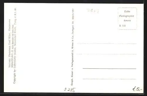 AK Blaubeuren, Totalansicht vom Flugzeug aus