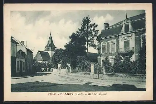 AK Plancy, Rue de l`Église
