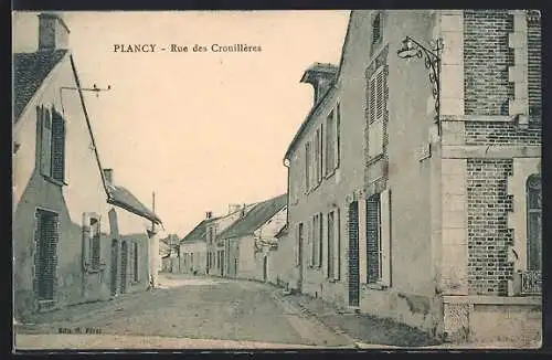 AK Plancy, Rue des Crouillères