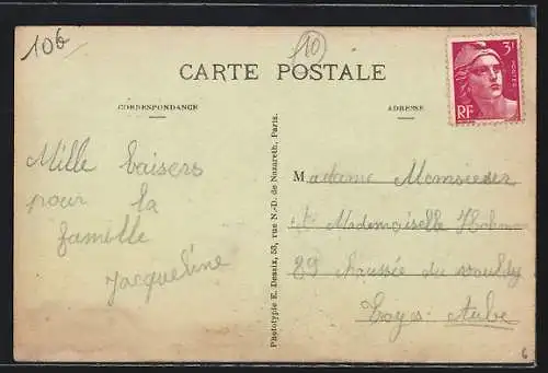 AK Plancy, Rue des Crouillères