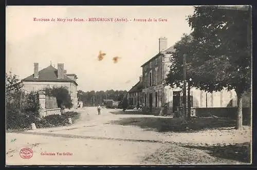 AK Mesgrigny, Avenue de la Gare