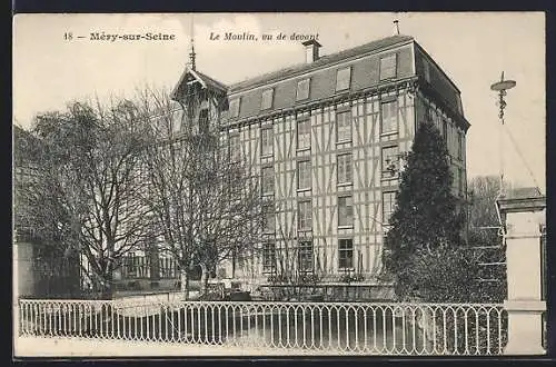 AK Mézy-sur-Seine, Le Moulin, vu de devant
