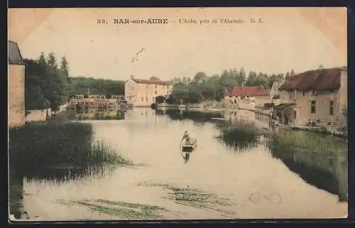 AK Bar-sur-Aube, L`Aube près de l`Abattoir