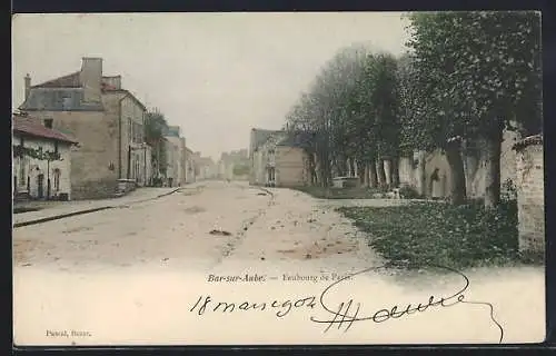AK Bar-sur-Aube, Faubourg de Paris