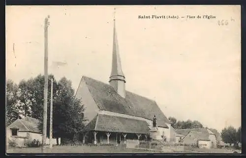 AK Saint-Flavit, Place de l`Église
