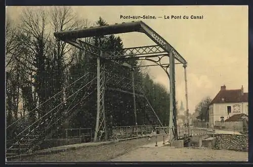 AK Pont-sur-Seine, Le Pont du Canal