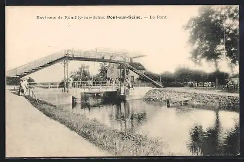 AK Pont-sur-Seine, Le Pont