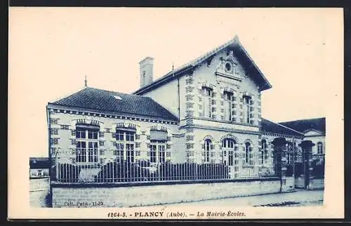 AK Plancy, La Mairie-Écoles