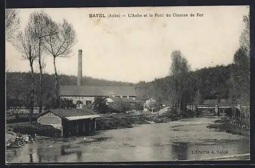 AK Bayel, L`Aube et le Pont du Chemin de Fer