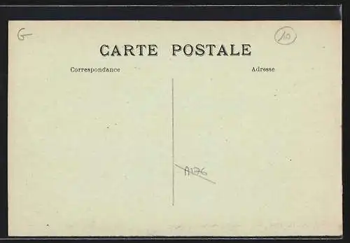 AK Villeneuve-au-Chemin, Un coin du Bourg