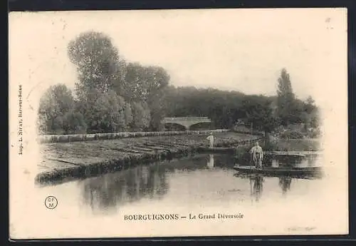 AK Bourguignons, Le Grand Déversoir et paysage fluvial