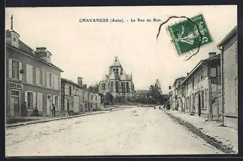 AK Chavanges, La Rue du Bois