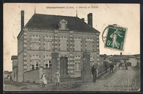 AK Chassericourt, Mairie et École