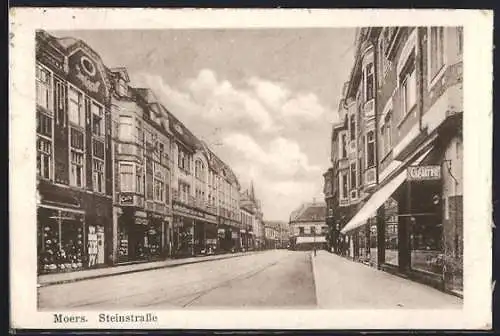 AK Moers, Café in der Steinstrasse