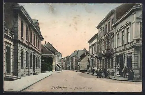 AK Uerdingen, Blick in die Niederstrasse