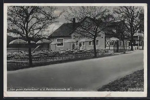 AK Weimar / Thüringen, Gasthaus Zum guten Kameraden, Reichsfernstrasse 85