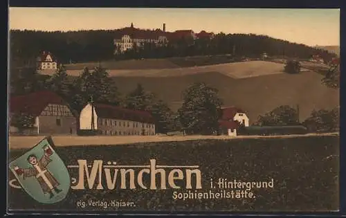 AK München / Bad Berka, Ortsansicht mit Sophienheilstätte
