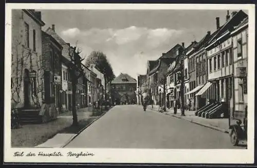 AK Bergheim / Erft, Teil der Hauptstr mit Apotheke