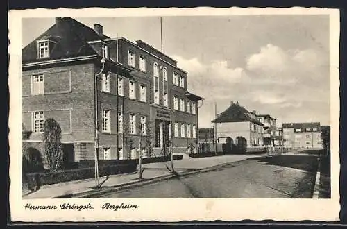 AK Bergheim / Erft, Blick in die Hermann-Göring-Strasse