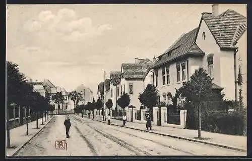 AK Bergheim /Erft, Blick in die Bahnhofstrasse
