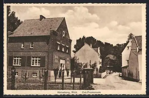 AK Heinsberg /Rhld., Ost-Promenade im Ort