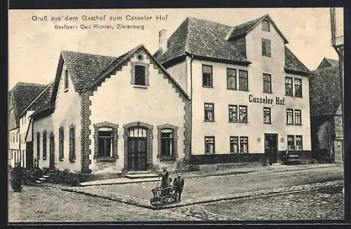 AK Zierenberg, Gasthof zum Casseler Hof, Bes. Carl Richter