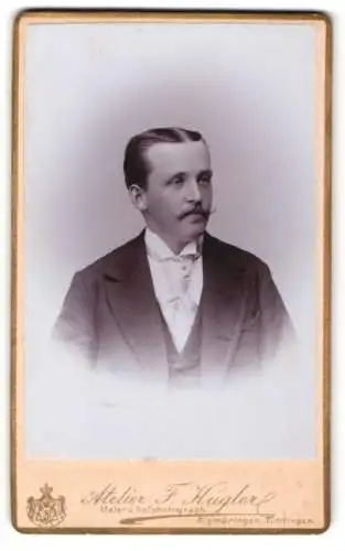 Fotografie F. Kugler, Sigmaringen, Kräuchenwieserstrasse, Porträt eines Herrn