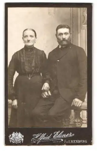 Fotografie Helfrid Elsner, Falkenberg, Porträt eines Paares